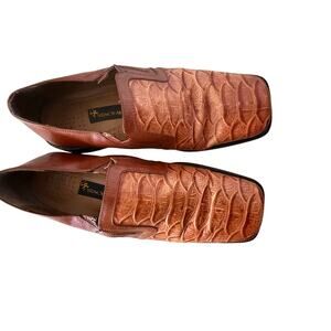 Stacey Adam’s leather snake skin dress shoes men’s sz 10 dressy event